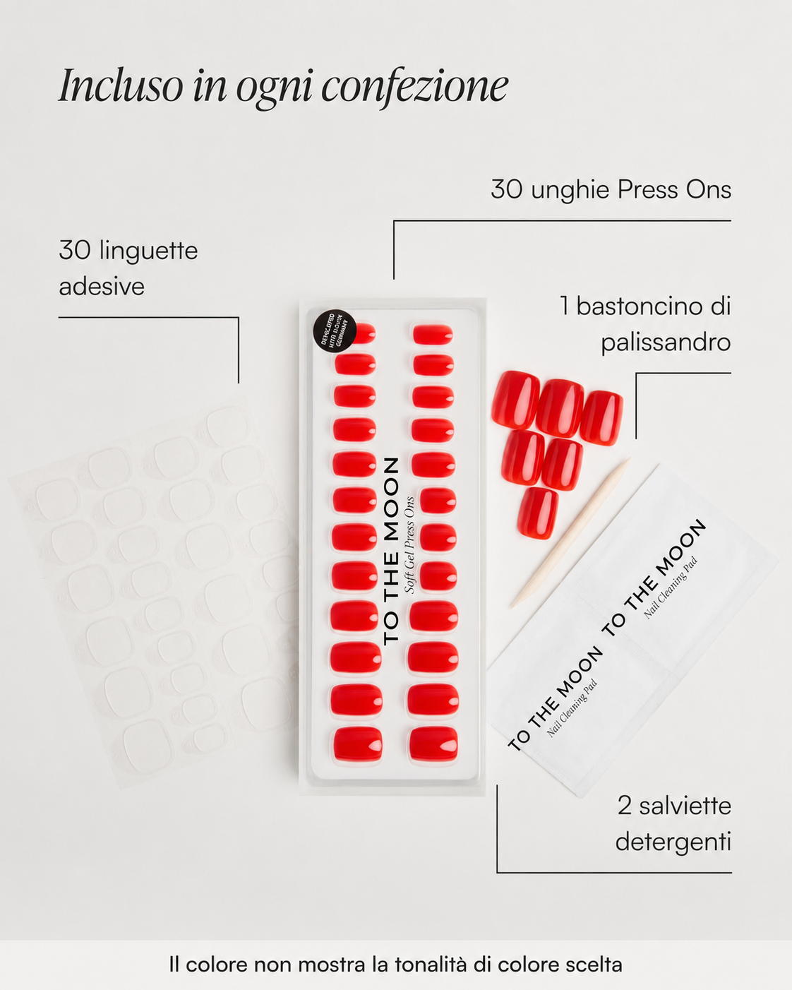 Press Ons in Soft Gel Effetto Manicure in 90 Secondi