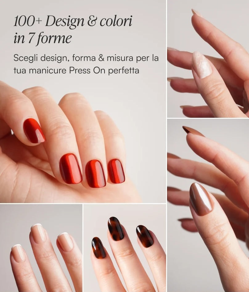 Press Ons in Soft Gel Effetto Manicure in 90 Secondi